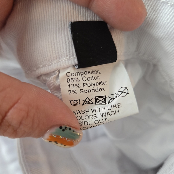 SHEIN White Button Up Flared Pants Spring Size 3XL - Picture 7 of 7